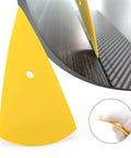 Pro Vinyl Wraps Applicator Tool Kit for car wraps; yellow cone protector pressing carbon-fiber vinyl edge