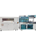 Heavy Duty Automatic Shrink Wrap Sealer And Cutoff Machine For POF PVC Film, conveyor driven, compact design for efficient packing.
