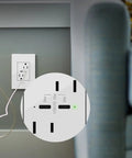 Tamper-Resistant USB Type-C Dual Port Power Delivery Outlet With 30W Fast Charge 2X Speed Ultra-Fast 6.0A USB Power Delivery