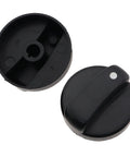 Two Universal 1.7 Inch Black Patio Heater Control Knob Replacement Part For Outdoor Propane And Natural Gas Heaters Fireplaces And Gas Grills