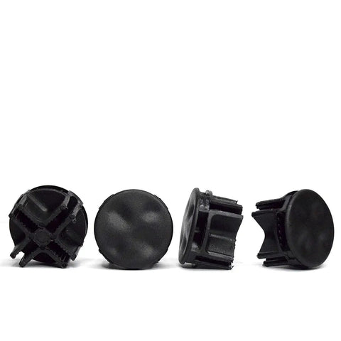 32 Piece Cube Connector Kit For Plastic Wire Cube Organizer System ABS Connectors shown in black finish, different angles