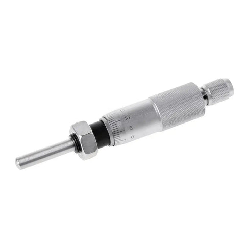 Upgraded Precision Micrometer Round Needle Type Thread Micrometer For Head Measurement 0-25mm Tool with silver metal body