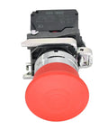 Kickass Emergency Stop Switch For JLG Scissor Lift Boom Lift 4360475 And 2910290, red button with metal housing, front view.