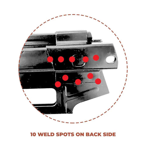 Beefy 2 Hole Steel Magazine Assembly For NR83A Nailers with 10 weld spots, 70 nail capacity, fits 2 to 3-1/4 inch nails