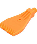 Orange ABS Flat Jet Air Nozzle With 1/4BSPT Male Thread For Quick Blow Off Single Hole Lightweight 18g Compact 91x47x16mm