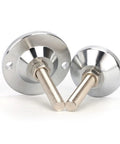 4 Pcs Heavy Duty Adjustable Leveling Feet For Furniture And Tables, M12 Orange Bottom Feet With Lock Nuts, 150mm Height, Beefy Sturdy Support For Shelves, Stop Wobble, Reduce Vibration, Easy Install, nickel-plated steel leveling feet