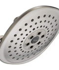 Three Setting H2Okinetic Raincan Showerhead With PowerDrench for Massive Coverage, Drenching Rain Like Spray, Stainless Finish