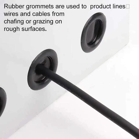 Grommet Firewall Hole Plug Set 170 Pack With 7 Common Sizes Rubber Wire Gasket For Auto Body And Sheet Metal Durable Weatherproof Seals Flexible Rubber Assortment Kit For DIY Projects