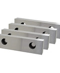 Six Inch Hard Steel Jaw Set For Double Clamp Vise Heavy Iron Replacement Parts Top Shelf Layout Tooling Pro Grade Workshop Essential built slick for machining.