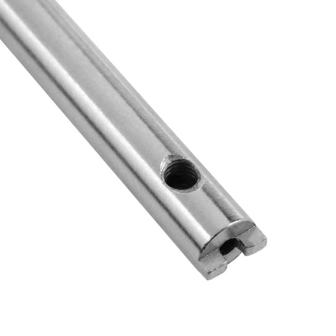 Close-up of Must Have Pro Grade Spoke Wrench Bicycle Repair Kit tool, alloy steel, showing a hole and notch, for precise wheel maintenance.