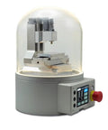 Sweet Mini Desktop CNC Machine With G Code 3 Axis Milling Simulator Transparent Enclosure, compact design with control panel.