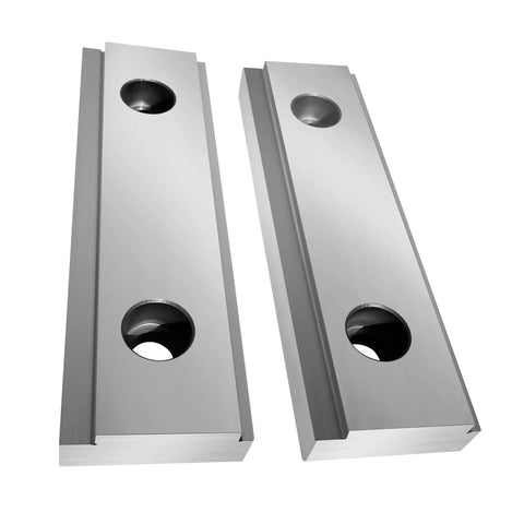 Top Shelf Six Inch Steel Double Step Milling Vise Jaws For Cnc Workbench Rigs Kurt Gmt Style Frames Hrc58 Hardened Alloy Replacement Grips Shop Ready