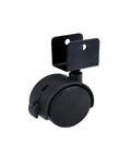Set Of Four One Point Five Inch U Shaped Plywood Universal Furniture Casters With Brakes For Chairs Desks And Office Tables Beefed Up