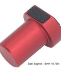 Bench Dogs Clamp For Workbench Positioning And Planing Plug with non-slip pad, aluminum, 19mm size, woodworking accessory.
