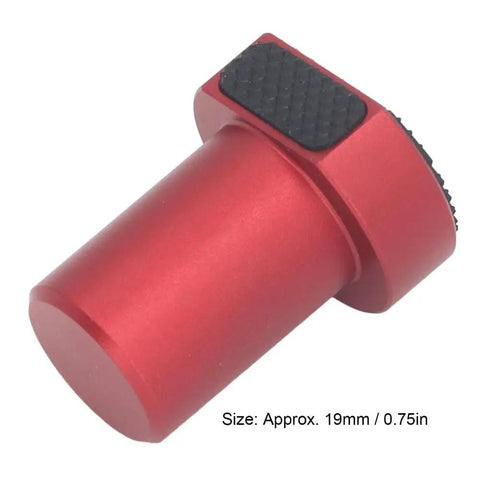 Bench Dogs Clamp For Workbench Positioning And Planing Plug with non-slip pad, aluminum, 19mm size, woodworking accessory.