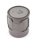 Ultralight Titanium 750ml Camp Pot With Lid For Solo Hikes, Bikepacking, And Minimalist Backpacking, perfect for outdoor cooking