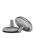 Adjustable Furniture Leg Set with Aluminum Alloy Foot Screws M6 M8 M10 for Tables and Chairs, Smooth Glide Pads