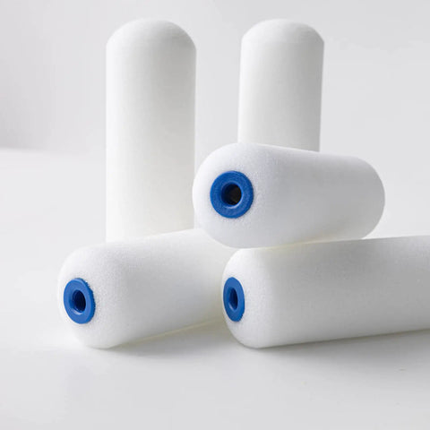 4 Inch Foam Paint Roller Set 10 Pack Pro Grade High Density Small Rollers For Painting Walls Cabinets And Trim Reusable And Easy