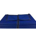 Four Pack Heavy Duty Moving Blankets For Furniture Protection Quilted Padding 72 By 80 Inches Blue Ideal For Household Moves