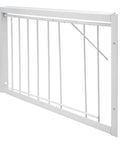 Heavy Duty T Trap Door For Pigeon Cage Iron Wire Birdcage Accessory With Self Lock Design, side view showing frame and bars
