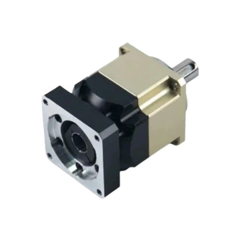 AB220 Helical Gear Precision Planetary Speed Reducer Fits Stepper Servo Motors, showcasing a compact and robust gearbox design.