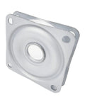 Heavy Duty Square Lazy Susan Turntable With Beefed Up Ball Bearing 360 Degree Swivel Plate And Mounting Hardware Silver Metal Construction