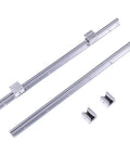 Built Tough Linear Bearing Rail Slide Shaft Kit With SBR12UU Bushings For Cnc And Diy Builds with smooth steel rails and bushings.