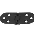 Heavy Duty 4 Pack 180 Degree Solid Hinge in black round edge zinc alloy 80x30x2.2mm with 24 screws for folding tables