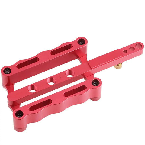 Self Centering Dowelling Jig For Woodworking Adjustable 6mm 8mm 10mm Dowel Guide Wood Dowel Hole Drill Locator Aluminum 6061 Build Anodic Finish Clamps On 17mm To 50mm Thick Boards Setup Is A Breeze No Fuss Dowel Alignment