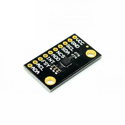 ICM20948 9 Axis Motion Tracking Sensor Module With Gyroscope Accelerometer And Magnetometer For I2C Use Perfect Pick For Developers Robotics Buffs And Gaming Gear, black PCB board with gold pin holes