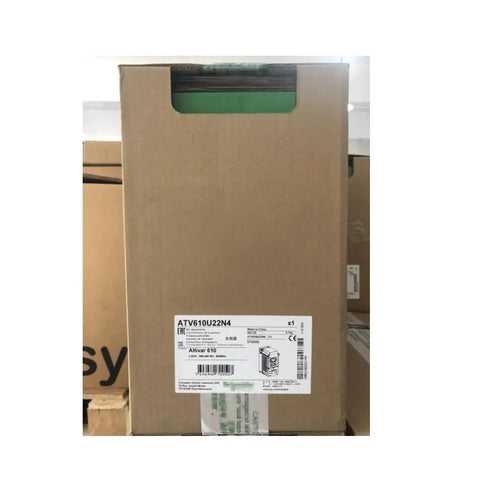 ATV610D37N4 PLC Module 380V 37KW Industrial Controller package with warranty label visible