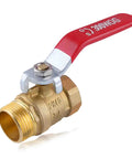Beefy Heavy Duty Brass Ball Valve G Three Quarter Inch Male To Female Thread Pipe Fitting With Lever Shutoff Handle for 300 PSI