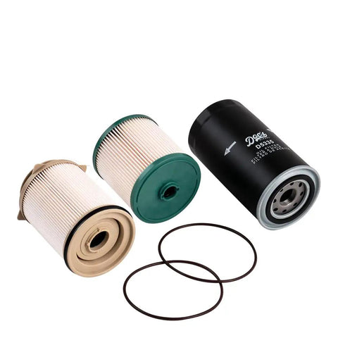 Beefed Up Diesel Filter Set For Ram 6.7L Cummins 2019 Through 2024 Three Filter Kit Includes DGF430 DGF401 D5335 with seals