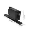 RV Compartment Latch Kit 4 Pack Durable Trailer Locks side-mounted latch with dimensions for cabinet doors in RVs and trailers