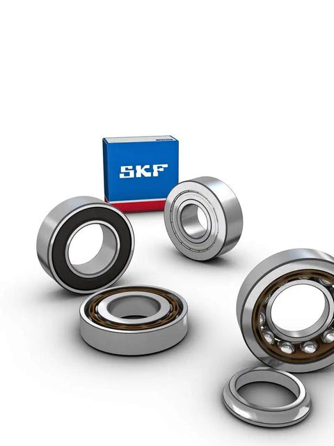 Angular Contact Ball Bearing 71928 CD P4ADGA ABEC7 140 by 190 by 24 mm displayed with packaging box included.