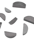 80 Keys Assortment In 8 Sizes With 45 Steel For Mechanical Industry, Heavy Duty Metal Key Set For Machining And Repair