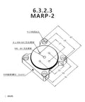 Technical drawing of 2 Inch Manual Rotary Stage for Precision Optical Alignment, Built Tough Aluminum Anodized Finish