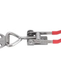 Rock Solid Heavy Duty Toggle Clamp Clip Adjustable Latch For Quick Fixturing 150kg Clamp Power 304 Stainless Steel GH-4001-SS