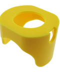 30mm Plastic Emergency Stop Button Protective Cover With Two Feet Guard For Push Switch Yellow Shield For Industrial Control Panels