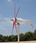 Compact 400W Wind Turbine Kit With 5 Blades, Three Color Options, 12V And 24V Output, Easy Install Home Windmill Generator With Controller