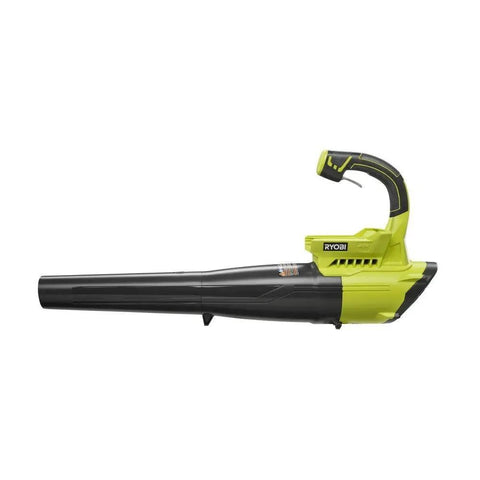 Heavy Duty Cordless Leaf Blower With Jet Fan Tech And Forty Volt Setup Sending Out One Fifty Five MPH Winds As It Eats Through Leaves Mud And Branches Way Faster Than Some Dude Would Expect From Cordless Gear, side view.