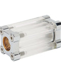 Check out this slick EABCHAML 40 Mesh Inline Water Cooling Filter with a clear acrylic body and G1/4 threads.