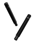 Extended Black Wheel Stud Conversion M12x1.5 For BMW 12x1.5 Lug Bolts, 93mm Total Length, 76mm Shank, pack of 20, close-up view