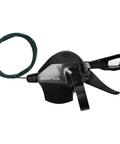 9 Speed Right Thumb Gear Shifter For Mountain, Road, Folding And Commuter Bikes With Visual Window And Inner Cable, 81 Inch Cable