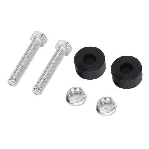 Heavy Duty Hood Adjustment Bumpers Stopper For Your Chevy Nova Or Classic Muscle Car Engine Bay Kit Made With Durable Aluminum Alloy And Rubber To Fix Sagging Prevent Rattling And Keep Gaps Perfect For Daily Cruising Or Show Time Use, bolts and rubber pads