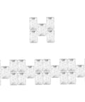 Thick Iron Flat Leg Mounting Plates For Tables And Sofas Quickly Fix Wobbly Furniture Legs With Hella Sturdy Brackets, pack of 5