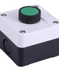 One Button Control Box For Electric Gate Opener with large push to make switch, heavy duty ABS housing, weatherproof for indoor outdoor use