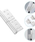 Detachable Flag Hinge Set Stainless Steel Weld On 5 Inch Heavy Duty Door Hinges 2.5mm Thick for bathroom and fire doors, 2 pack
