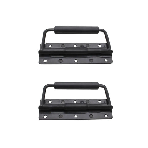 Heavy Duty Spring Loaded Case Handles Built Different Cold Rolled Steel Grip With Rubber Padding For Tough Gear Boxes Four Pack No Hassle Install Top Tier Quality