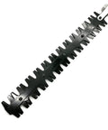 Pole Hedge Trimmer Attachment For Brush Cutters 26mm 9-Spline Square Cutting Head Adjustable 45 To 90 Degree Angles Converts Your Multi-Tool Into A Yard-Ready Pruning Pro For Hedging Shrubs And Bushes. black metal hedge trimmer head